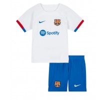 Barcelona Koszulka Wyjazdowa dzieci 2023-24 Krótki Rękaw (+ krótkie spodenki)